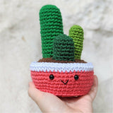 Crochet Cactus Plant Pattern, Amigurumi Houseplant Cactus Plushes, Easy Beginner Patterns