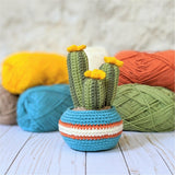 Crochet Cactus Plant Pattern, Amigurumi Houseplant Cactus Plushes, Easy Beginner Patterns