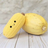 Crochet Fall Vegetable Pattern, Squash Veggies Amigurumi Patterns, Easy Beginner Crochet Patterns