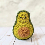 Crochet Avocado Pattern, Amigurumi Food Plushes, Easy Beginner Patterns