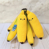 Crochet Banana Play Food Fruit Pattern, Amigurumi Food Downloadable Patterns