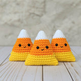 CROCHET PATTERN PACK: Halloween - Pumpkins, Candy Corn, Octoghost, and Bees