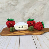 CROCHET PATTERN: Berries (Strawberry and Blueberry)