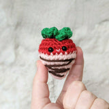 CROCHET PATTERN PACK: Valentine Chocolates - Truffles, Hershey Kisses, Strawberries, Cake, Donuts, Cupcakes, Brownies