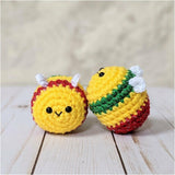 Crochet Bee Pattern, Easy Beginner Stuffed Animal Bee, Amigurumi Bee Pattern