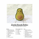 CROCHET PATTERN: Avocado