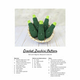 CROCHET PATTERN: Zucchini