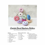 CROCHET PATTERN: Donut Keychains