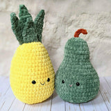 CROCHET PATTERN PACK: Jumbo Fruit - Pineapple and Pear