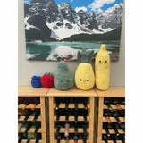 CROCHET PATTERN PACK: Jumbo Fruit Basket - Pineapple, Pear, Banana, Berries