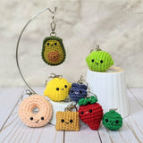 CROCHET PATTERN PACK: Miniature Food Keychains