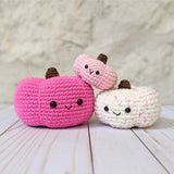 Crochet Fall Harvest Food Patterns, Halloween Pumpkins, Thanksgiving Squashes, Smore, Candy Corn, Pumpkin Pie Amigurumi Patterns