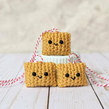 CROCHET PATTERN: Pizza Roll Ornament