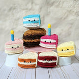 CROCHET PATTERN: Birthday Cake Slice