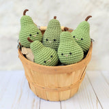 CROCHET PATTERN PACK: Fruit Basket - Apple, Banana, Orange, Pear, , Pineapple, Kiwi, Peach, Apricot, Plum