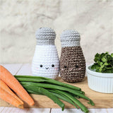 CROCHET PATTERN: Salt and Pepper Shakers