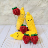 CROCHET PATTERN: Berries (Strawberry and Blueberry)